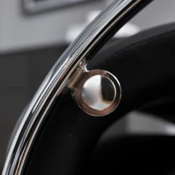 Fredriks Rocking chair Fox II - Imitation cuir - Noir -loftscape Boutique 1000199047 210430 12440000009 DETAILS P000000001000199047