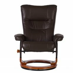 Modoform Fauteuil relax + repose-pieds Westerwald - Cuir véritable / Imitation cuir - Marron -loftscape Boutique 1000199059 200618 09564800022 DETAILS P000000001000199059