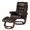 Modoform Fauteuil relax et repose-pieds Rimbach - Cuir véritable / Imitation cuir - Marron -loftscape Boutique 1000199060 200618 09565700033 IMAGE P000000001000199060