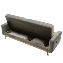 Mørteens Canapé convertible Oravi - Velours - Platine -loftscape Boutique 1000199750 200225 14060600025 DETAILS P000000001000199750