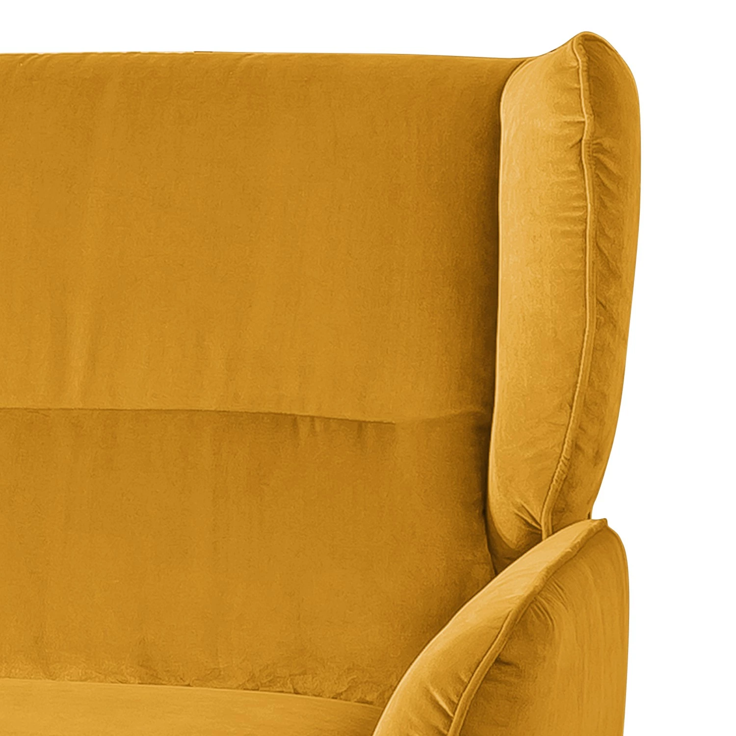Fredriks Fauteuil Lehi - Velours - Jaune moutarde - Sans fonction - Avec repose-pieds 9 Fredriks Fauteuil Lehi - Velours - Jaune moutarde - Sans fonction - Avec repose-pieds – Image 7