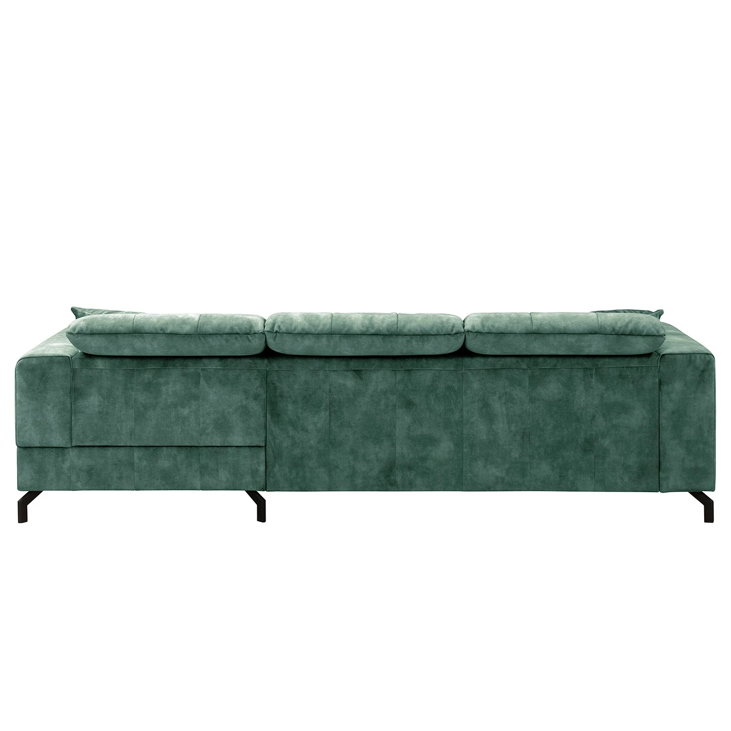 Fredriks Canapé d‘angle Atmore - Microfibre - Vert océan - Méridienne courte à droite (vue de face) 8 Fredriks Canapé d‘angle Atmore - Microfibre - Vert océan - Méridienne courte à droite (vue de face) – Image 6