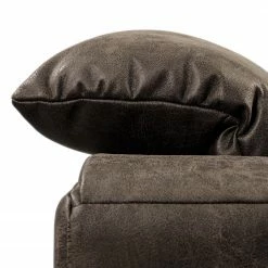 Fredriks Canapé d‘angle Basin II - Imitation cuir - Marron foncé - Méridienne courte à droite (vue de face) 18 Fredriks Canapé d‘angle Basin II - Imitation cuir - Marron foncé - Méridienne courte à droite (vue de face) -loftscape Boutique 1000199980 200410 12365300004 DETAILS P000000001000199980