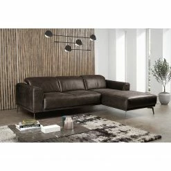 Fredriks Canapé d‘angle Basin II - Imitation cuir - Marron foncé - Méridienne courte à droite (vue de face) 13 Fredriks Canapé d‘angle Basin II - Imitation cuir - Marron foncé - Méridienne courte à droite (vue de face) -loftscape Boutique 1000199980 201029 14241300004 MOOD DETAILS P000000001000199980 mood
