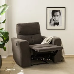 Modoform Fauteuil relax Bazaar - Tissage à plat - Gris brun 23 Modoform Fauteuil relax Bazaar - Tissage à plat - Gris brun -loftscape Boutique 1000200100 200731 14205700002 MOOD DETAILS P000000001000200100 mood