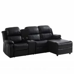 Modoform Canapé d’angle Mendis - Imitation cuir - Noir - Méridienne longue à droite (vue de face) 21 Modoform Canapé d’angle Mendis - Imitation cuir - Noir - Méridienne longue à droite (vue de face) -loftscape Boutique 1000200110 200730 06131300019 DETAILS P000000001000200110