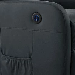 Modoform Fauteuil relax Bartlett - Microfibre - Gris -loftscape Boutique 1000200112 200708 06114100037 DETAILS P000000001000200112