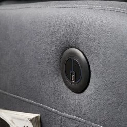 Modoform Fauteuil relax Bartlett - Microfibre - Gris -loftscape Boutique 1000200112 200731 14211200016 DETAILS P000000001000200112