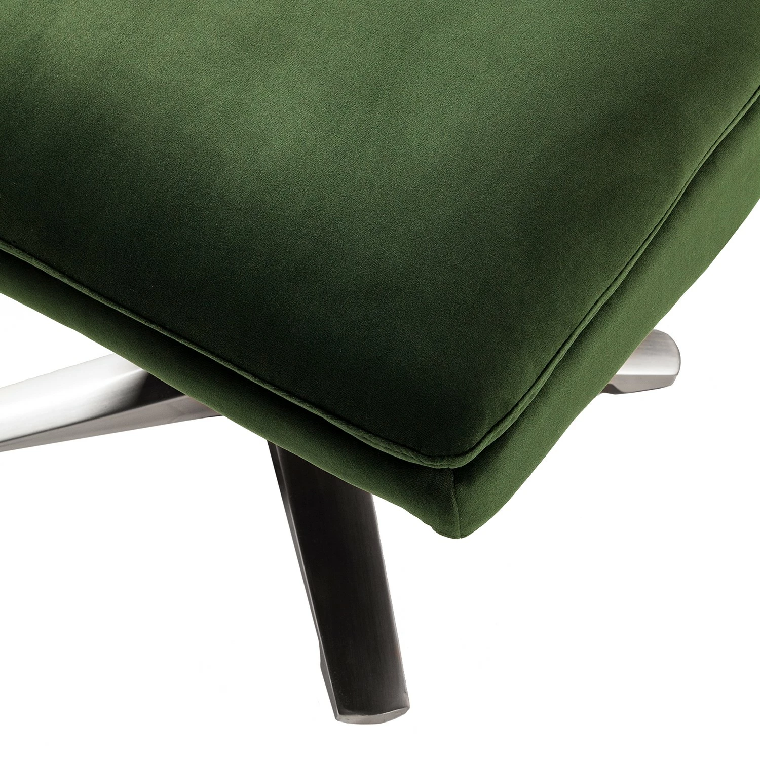 Jack & Alice Fauteuil Bracon - Velours - Vert foncé 13 Jack & Alice Fauteuil Bracon - Velours - Vert foncé – Image 11