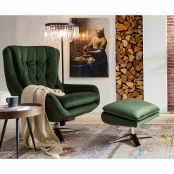 Jack & Alice Fauteuil Bracon - Velours - Vert foncé 25 Jack & Alice Fauteuil Bracon - Velours - Vert foncé -loftscape Boutique 1000200113 201013 16062600008 MOOD DETAILS P000000001000200113 mood