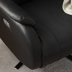 Modoform Fauteuil relax Baroda - Cuir véritable / Imitation cuir - Noir 38 Modoform Fauteuil relax Baroda - Cuir véritable / Imitation cuir - Noir -loftscape Boutique 1000200115 200731 06173800022 DETAILS P000000001000200115