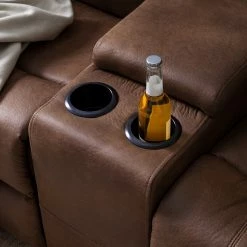 Modoform Canapé relax Mendis II - Microfibre - Nougat -loftscape Boutique 1000200117 210219 06042900013 DETAILS P000000001000200117