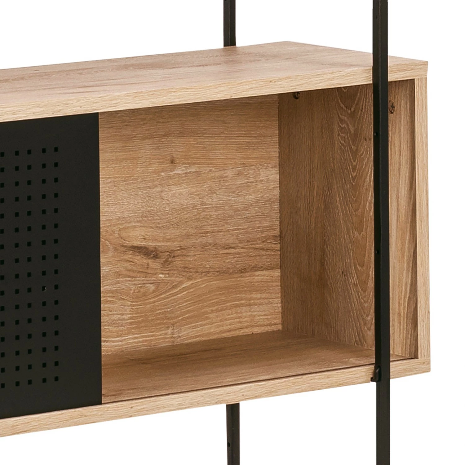 Norrwood Étagère Alsace - Imitation chêne sauvage / Noir 10 Norrwood Étagère Alsace - Imitation chêne sauvage / Noir – Image 8