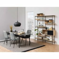 Norrwood Étagère Alsace - Imitation chêne sauvage / Noir 12 Norrwood Étagère Alsace - Imitation chêne sauvage / Noir -loftscape Boutique 1000200167 211029 084408000021 MOOD DETAILS P000000001000200167 mood