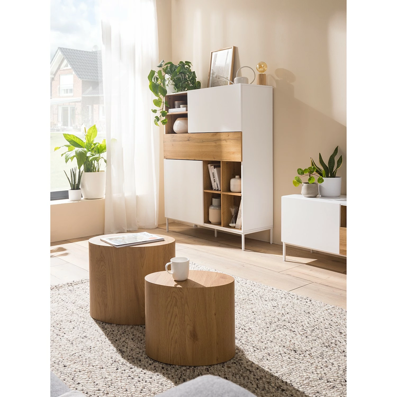 Fredriks Buffet haut Meon - Blanc 4 Fredriks Buffet haut Meon - Blanc – Image 2