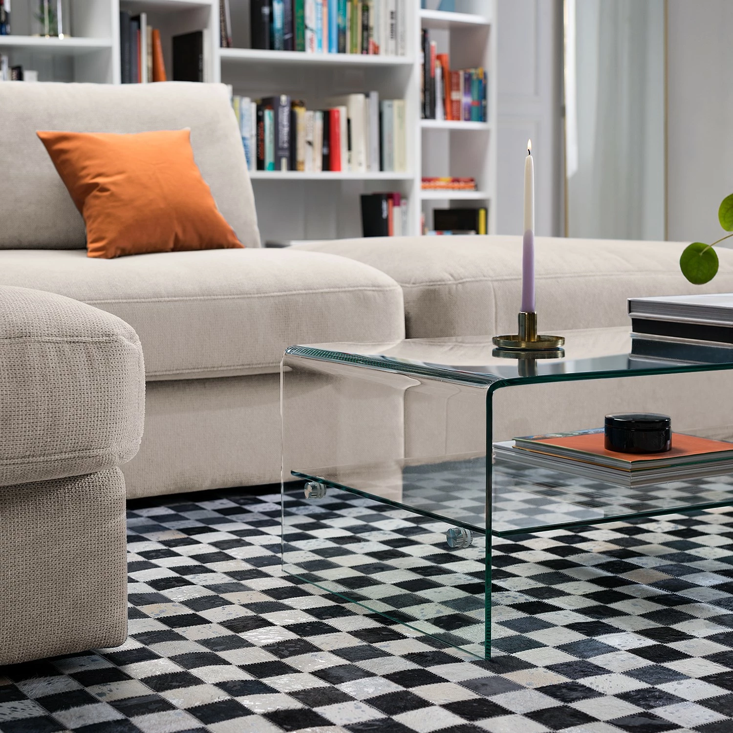 Fredriks Méridienne Dixwell - Tissage à plat - Cachemire - Accoudoir monté à gauche (vu de face) 4 Fredriks Méridienne Dixwell - Tissage à plat - Cachemire - Accoudoir monté à gauche (vu de face) – Image 2