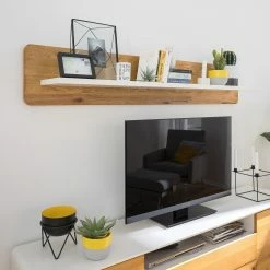 Mørteens Ensemble meubles TV Boge (2 éléments ) - Placage en chêne véritable - Chêne à nœuds / Blanc mat 21 Mørteens Ensemble meubles TV Boge (2 éléments ) - Placage en chêne véritable - Chêne à nœuds / Blanc mat -loftscape Boutique 1000202254 200402 14475700008 DETAILS P000000001000202254