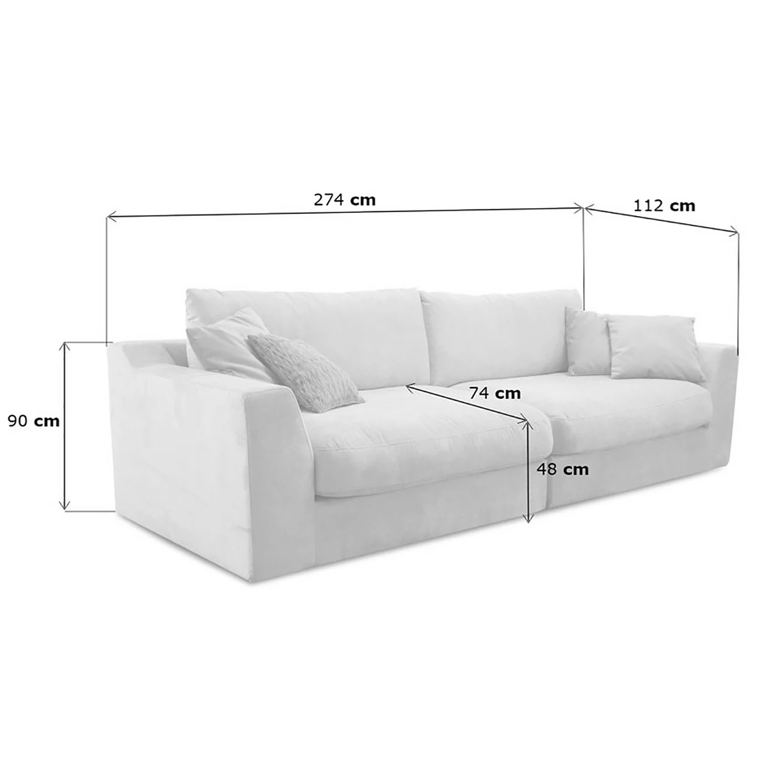 Fredriks Grand canapé Dixwell - Tissage à plat - Cachemire 11 Fredriks Grand canapé Dixwell - Tissage à plat - Cachemire – Image 9