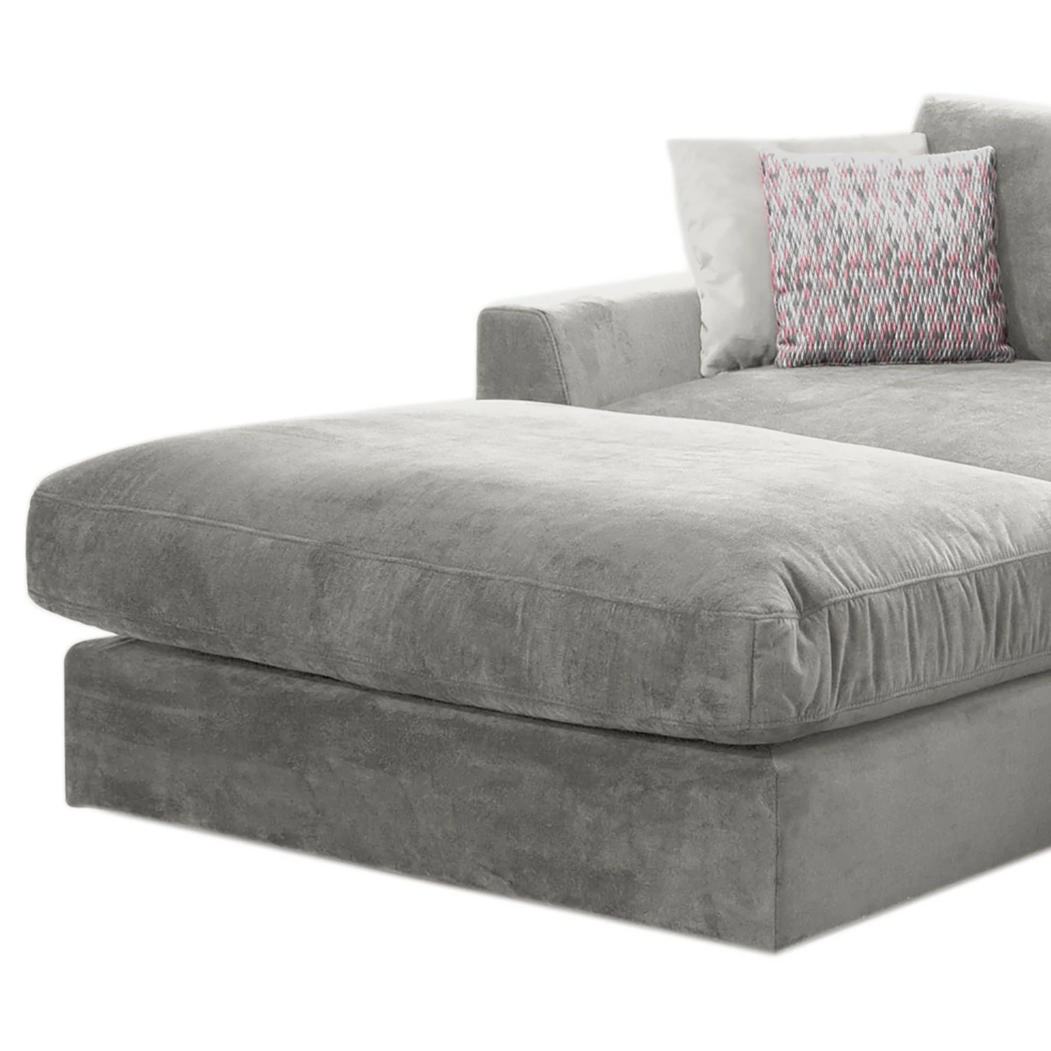 Fredriks Canapé d’angle Dixwell II - Tissage à plat - Gris platine - Méridienne courte à gauche (vue de face) 8 Fredriks Canapé d’angle Dixwell II - Tissage à plat - Gris platine - Méridienne courte à gauche (vue de face) – Image 6