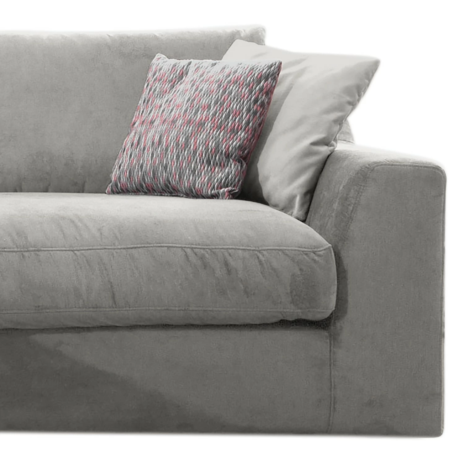 Fredriks Canapé d’angle Dixwell II - Tissage à plat - Gris platine - Méridienne courte à gauche (vue de face) 9 Fredriks Canapé d’angle Dixwell II - Tissage à plat - Gris platine - Méridienne courte à gauche (vue de face) – Image 7