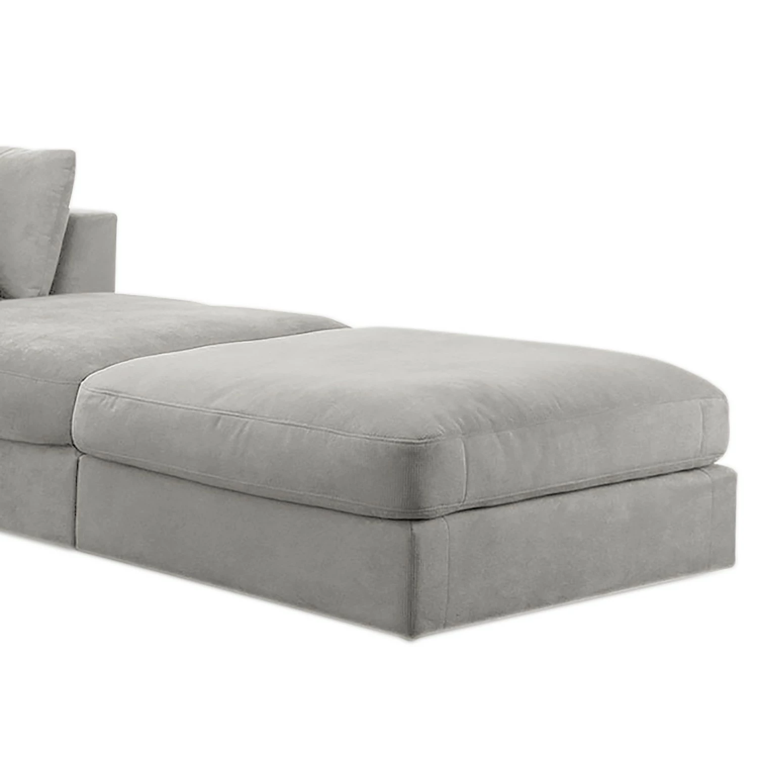 Fredriks Canapé panoramique Dixwell I - Tissage à plat - Gris platine - Méridienne longue à gauche (vue de face) 11 Fredriks Canapé panoramique Dixwell I - Tissage à plat - Gris platine - Méridienne longue à gauche (vue de face) – Image 9