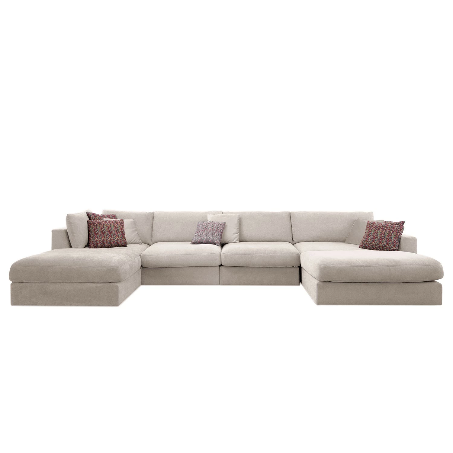 Fredriks Canapé panoramique Dixwell II - Tissage à plat - Cachemire - Méridienne longue à droite (vue de face) 4 Fredriks Canapé panoramique Dixwell II - Tissage à plat - Cachemire - Méridienne longue à droite (vue de face) – Image 2