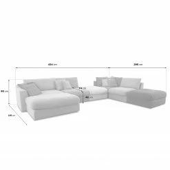 Fredriks Canapé panoramique Dixwell III - Tissage à plat - Gris platine - Méridienne longue à gauche (vue de face) 31 Fredriks Canapé panoramique Dixwell III - Tissage à plat - Gris platine - Méridienne longue à gauche (vue de face) -loftscape Boutique 1000202338 200304 18050301181 SKETCH DETAILS P000000001000202338 sketch