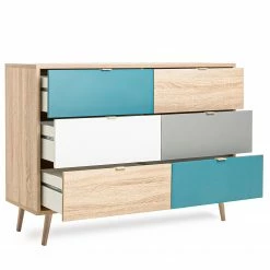 Norrwood Commode Bibury I - Multicolore / Imitation chêne Sonoma 14 Norrwood Commode Bibury I - Multicolore / Imitation chêne Sonoma -loftscape Boutique 1000202438 200124 09541400071 DETAILS P000000001000202438