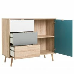 Norrwood Commode Bibury II - Multicolore / Imitation chêne Sonoma -loftscape Boutique 1000202458 200124 09542300130 DETAILS P000000001000202458