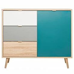 Norrwood Commode Bibury II - Multicolore / Imitation chêne Sonoma -loftscape Boutique 1000202458 200124 09542400131 DETAILS P000000001000202458