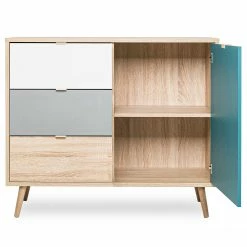 Norrwood Commode Bibury II - Multicolore / Imitation chêne Sonoma -loftscape Boutique 1000202458 200124 09542400132 DETAILS P000000001000202458