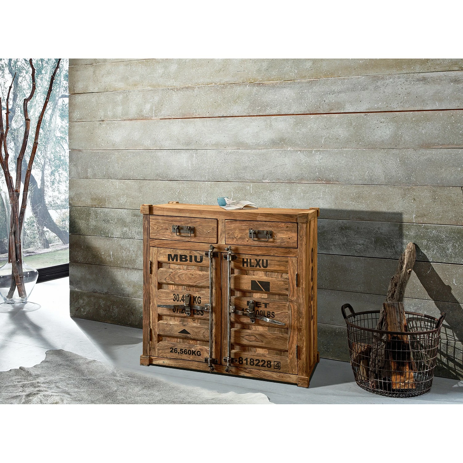 Wolf-Möbel Buffet Container II - Sheesham 4 Wolf-Möbel Buffet Container II - Sheesham – Image 2