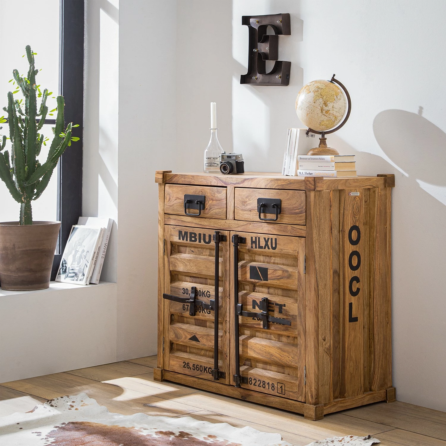 Wolf-Möbel Buffet Container II - Sheesham 5 Wolf-Möbel Buffet Container II - Sheesham – Image 3