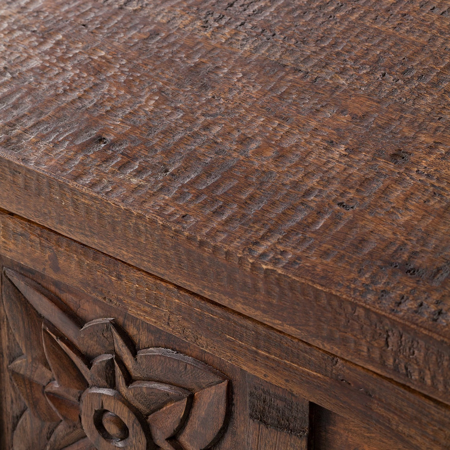 Wolf-Möbel Buffet Carving - Acacia massif / Métal - Acacia / Noir 13 Wolf-Möbel Buffet Carving - Acacia massif / Métal - Acacia / Noir – Image 11