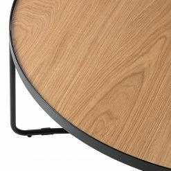 Fredriks Tables basses Permet (2 éléments) - Placage en bois véritable - Chêne / Noir -loftscape Boutique 1000204348 200212 13333900022 DETAILS P000000001000204348