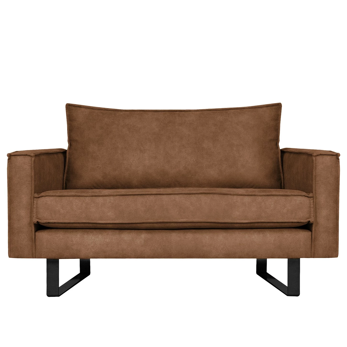 Ars manufacti Fauteuil Liel I - Aspect cuir vieilli - Microfibre Priya: Cognac 5 Ars manufacti Fauteuil Liel I - Aspect cuir vieilli - Microfibre Priya: Cognac – Image 3