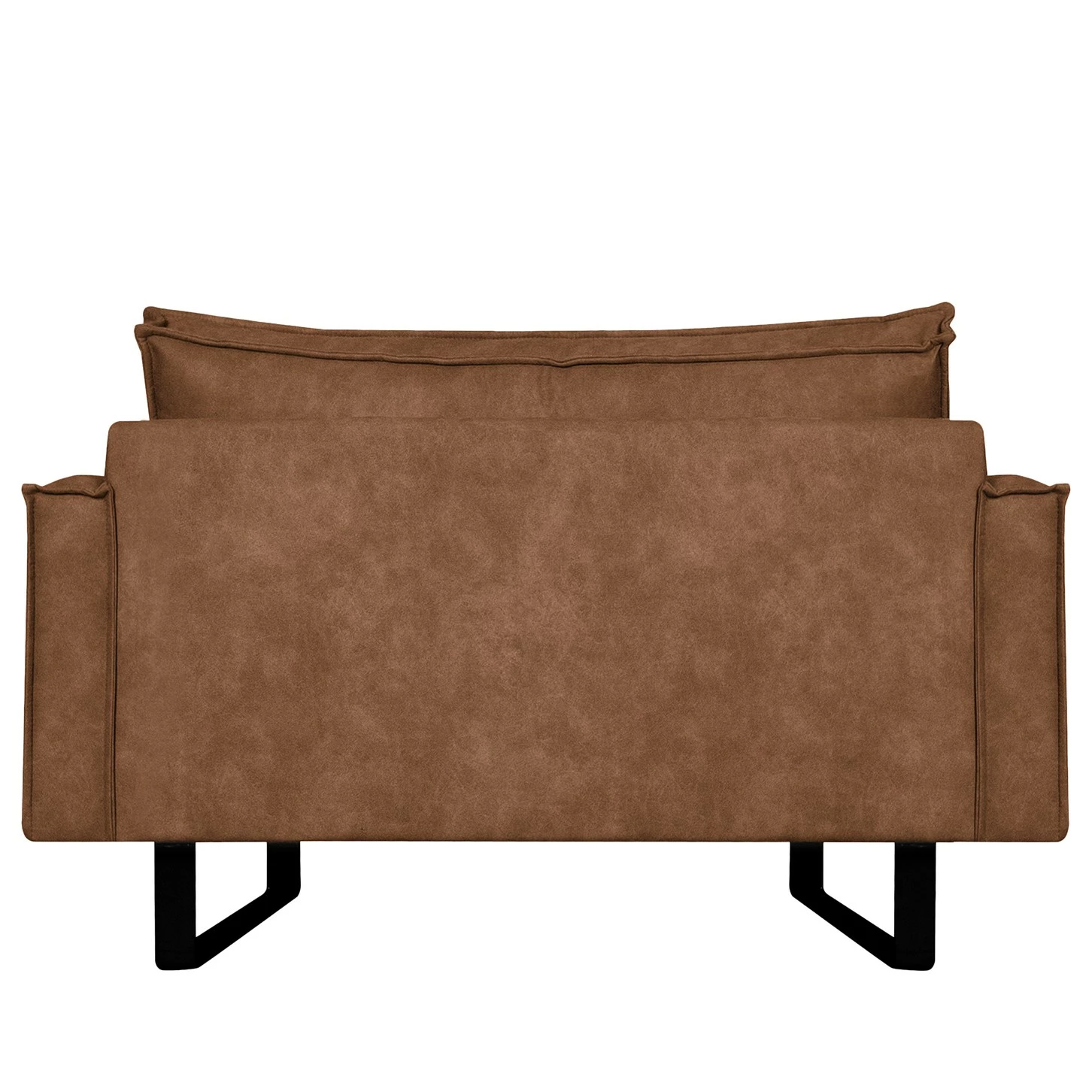 Ars manufacti Fauteuil Liel I - Aspect cuir vieilli - Microfibre Priya: Cognac 7 Ars manufacti Fauteuil Liel I - Aspect cuir vieilli - Microfibre Priya: Cognac – Image 5