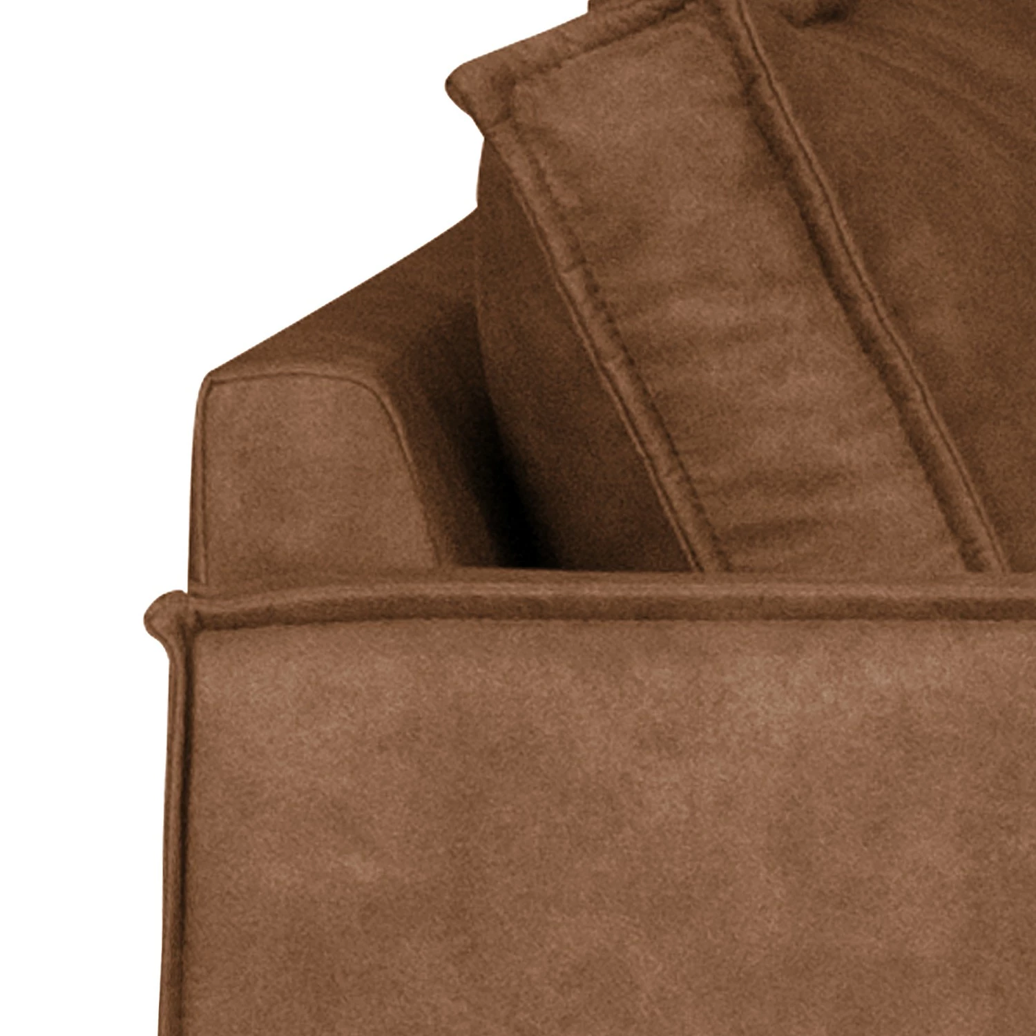 Ars manufacti Fauteuil Liel I - Aspect cuir vieilli - Microfibre Priya: Cognac 10 Ars manufacti Fauteuil Liel I - Aspect cuir vieilli - Microfibre Priya: Cognac – Image 8