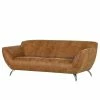 Loftscape Grand canapé Astley - Cuir véritable - Cognac