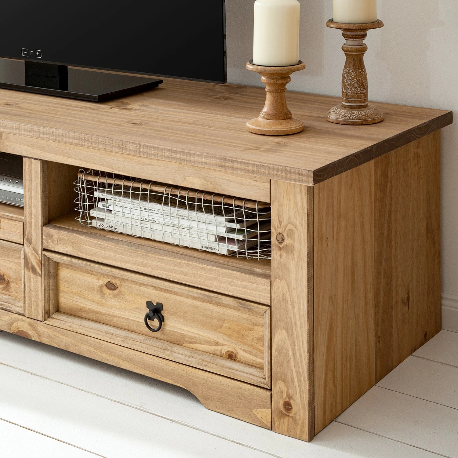 Maison Belfort Meubles TV Finca Rustica I (3 éléments) - Pin massif - Epicéa naturel 13 Maison Belfort Meubles TV Finca Rustica I (3 éléments) - Pin massif - Epicéa naturel – Image 11