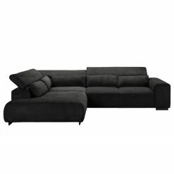 Fredriks Canapé d’angle Dolton - Microfibre - Noir - Méridienne longue à gauche (vue de face) 21 Fredriks Canapé d’angle Dolton - Microfibre - Noir - Méridienne longue à gauche (vue de face) -loftscape Boutique 1000205231 200310 12354700964 DETAILS P000000001000205231