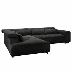 Fredriks Canapé d’angle Dolton - Microfibre - Noir - Méridienne longue à gauche (vue de face) 22 Fredriks Canapé d’angle Dolton - Microfibre - Noir - Méridienne longue à gauche (vue de face) -loftscape Boutique 1000205231 200310 12354700965 DETAILS P000000001000205231