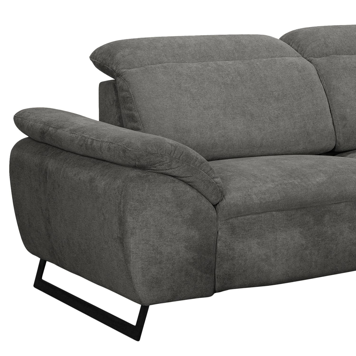 Fredriks Canapé d’angle NoHo - Microfibre - Gris - Méridienne longue à droite (vue de face) - Sans fonction 8 Fredriks Canapé d’angle NoHo - Microfibre - Gris - Méridienne longue à droite (vue de face) - Sans fonction – Image 6