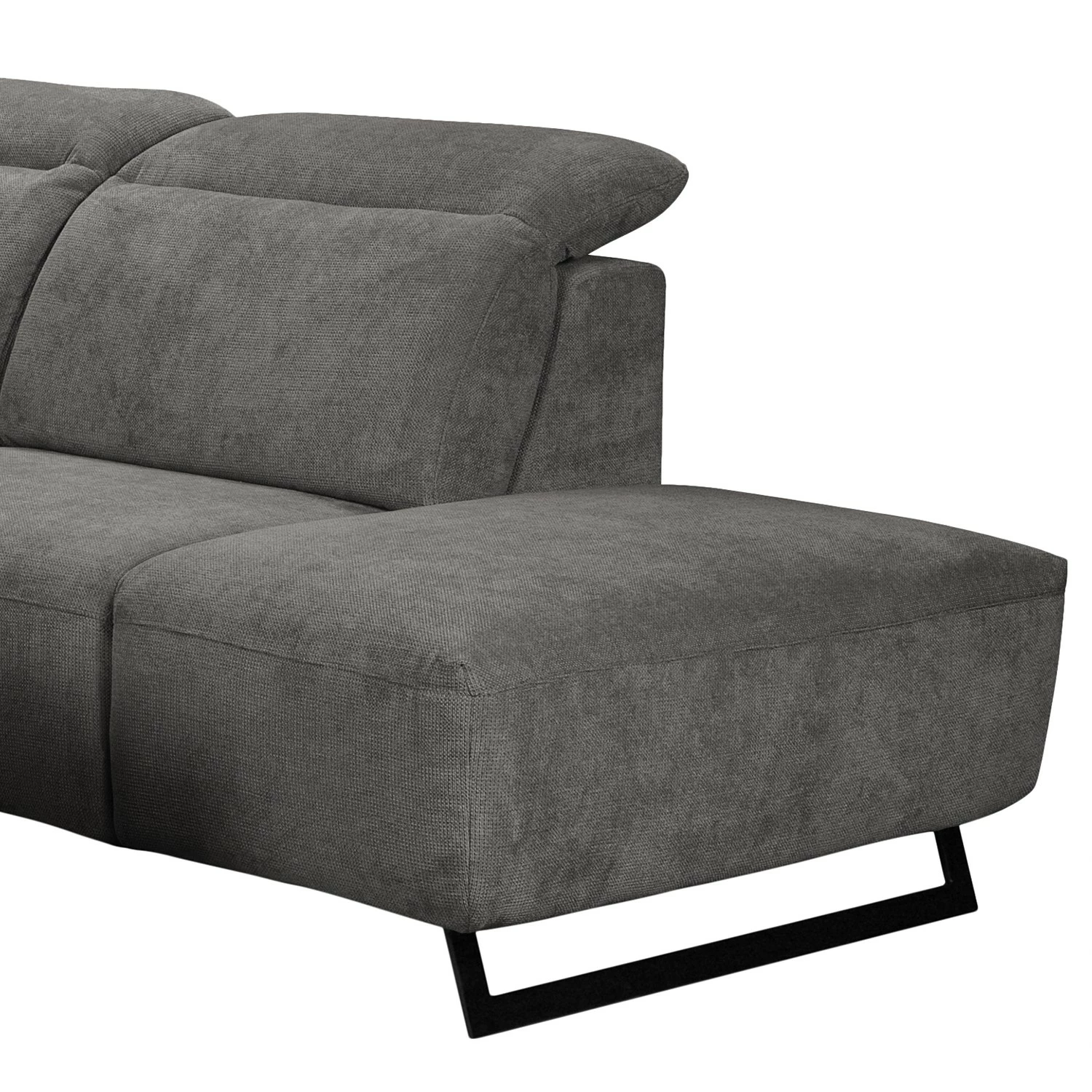 Fredriks Canapé d’angle NoHo - Microfibre - Gris - Méridienne longue à droite (vue de face) - Sans fonction 9 Fredriks Canapé d’angle NoHo - Microfibre - Gris - Méridienne longue à droite (vue de face) - Sans fonction – Image 7