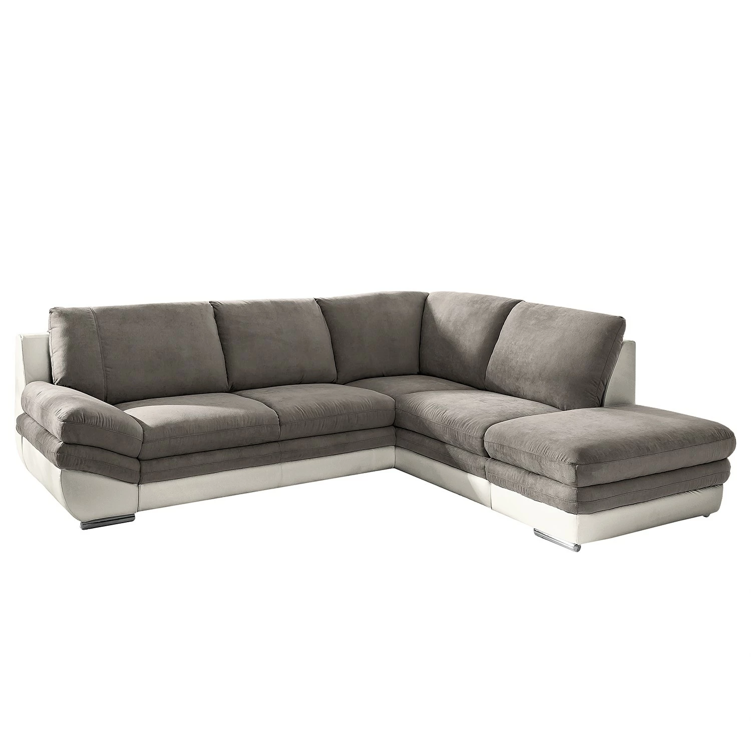 Fredriks Canapé d’angle Gerton - Blanc gris - Méridienne longue à droite (vue de face) 3 Fredriks Canapé d’angle Gerton - Blanc gris - Méridienne longue à droite (vue de face)