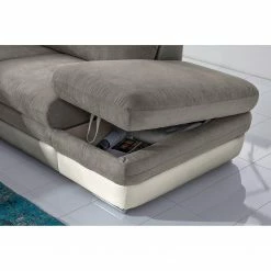 Fredriks Canapé d’angle Gerton - Blanc gris - Méridienne longue à droite (vue de face) 24 Fredriks Canapé d’angle Gerton - Blanc gris - Méridienne longue à droite (vue de face) -loftscape Boutique 1000205321 200310 12372001869 DETAILS P000000001000205321