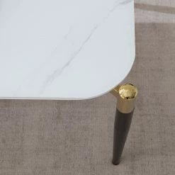 Jack & Alice Table basse Conyers - Verre / Métal - Imitation marbre blanc / Noir -loftscape Boutique 1000205493 201029 13573700005 DETAILS P000000001000205493