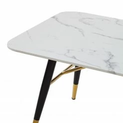 Jack & Alice Table basse Joppa - Imitation marbre blanc / Noir -loftscape Boutique 1000205494 201007 09345100005 DETAILS P000000001000205494