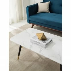 Jack & Alice Table basse Joppa - Imitation marbre blanc / Noir -loftscape Boutique 1000205494 201029 14393100004 DETAILS P000000001000205494