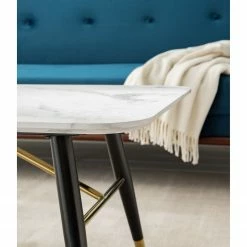 Jack & Alice Table basse Joppa - Imitation marbre blanc / Noir -loftscape Boutique 1000205494 201029 14393400006 DETAILS P000000001000205494